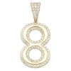 【予約会対象品】 ジュエリー JEWELRY ペンダントトップ ダイヤモンド ゴールド K18イエローゴールド/ダイヤモンドトップ NO8 【お取り寄せ】