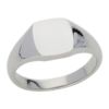 【予約会対象品】 ジュエリー JEWELRY メンズ印台リング 地金 シルバー プラチナ 印台リング 【お取り寄せ】