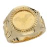 【予約会対象品】 ジュエリー JEWELRY メンズコインリング 地金 ゴールド K24/K18イエローゴールド コインリング 【お取り寄せ】