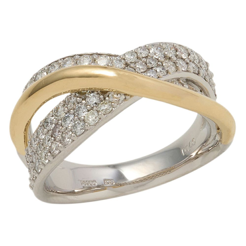 【予約会対象品】 ジュエリー JEWELRY コンビカラーリング ダイヤモンド マルチカラー プラチナ/K18イエローゴールド リング 【お取り寄せ】