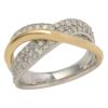 【予約会対象品】 ジュエリー JEWELRY コンビカラーリング ダイヤモンド マルチカラー プラチナ/K18イエローゴールド リング 【お取り寄せ】