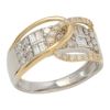 【予約会対象品】 ジュエリー JEWELRY コンビカラーリング ダイヤモンド マルチカラー プラチナ/K18イエローゴールド リング 【お取り寄せ】