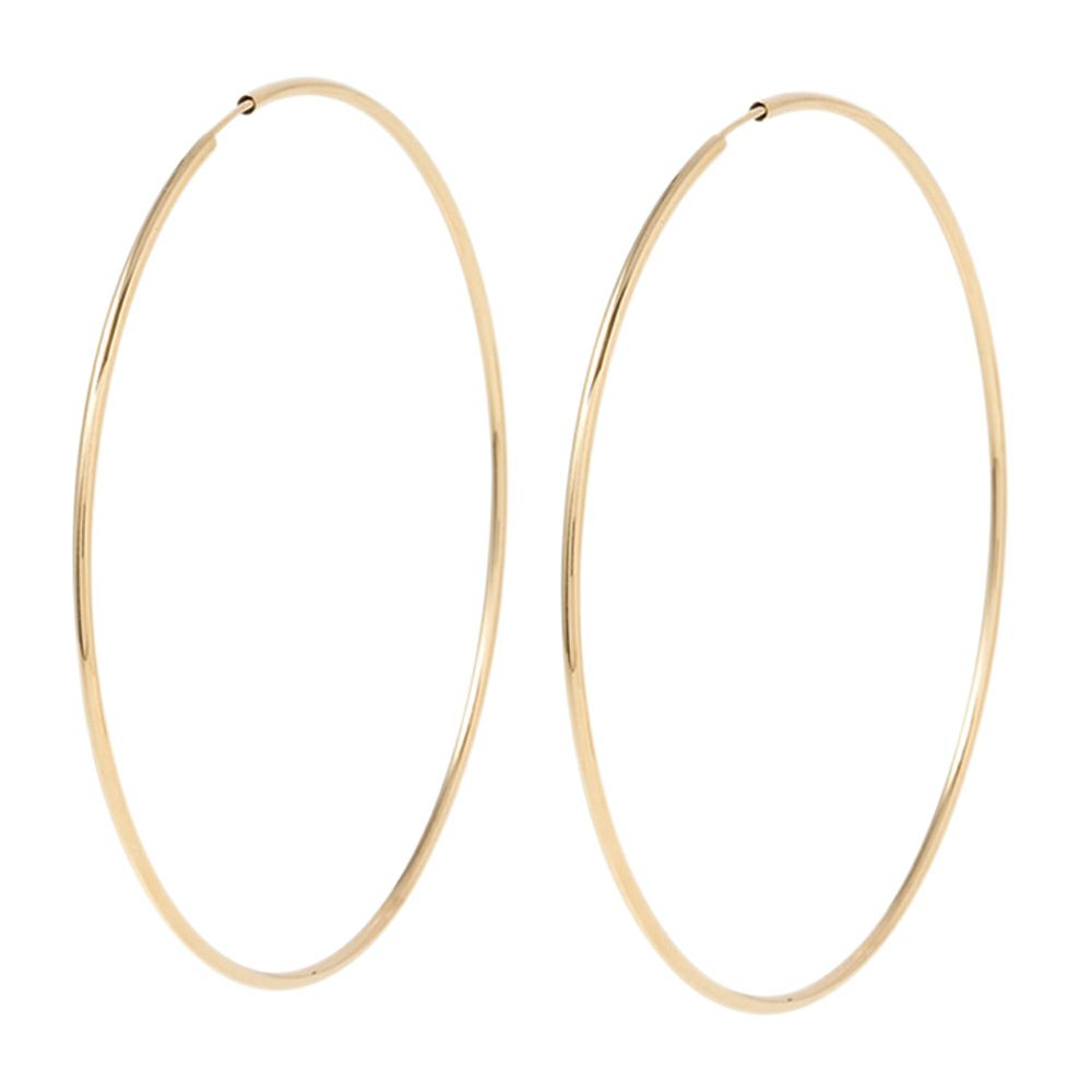 【予約会対象品】 ジュエリー JEWELRY フープピアス 地金 ゴールド K18イエローゴールド フープピアス 【お取り寄せ】