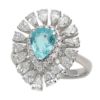 【予約会対象品】 ハイジュエリー HIGH　JEWELRY 希少リング パライバトルマリン ブルー プラチナ/パライバトルマリン リング 【お取り寄せ】