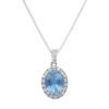 【予約会対象品】 ジュエリー JEWELRY 3月誕生石ネックレス アクアマリン シルバー プラチナ/アクアマリン ネックレス 【お取り寄せ】