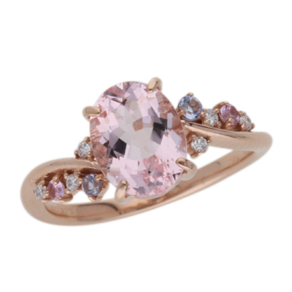 【予約会対象品】 ジュエリー JEWELRY 4月誕生石リング モルガナイト ゴールド K18ピンクゴールド/モルガナイト リング 【お取り寄せ】