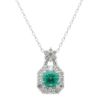 【予約会対象品】 ジュエリー JEWELRY 5月誕生石ネックレス エメラルド シルバー プラチナ/エメラルド ネックレス 【お取り寄せ】
