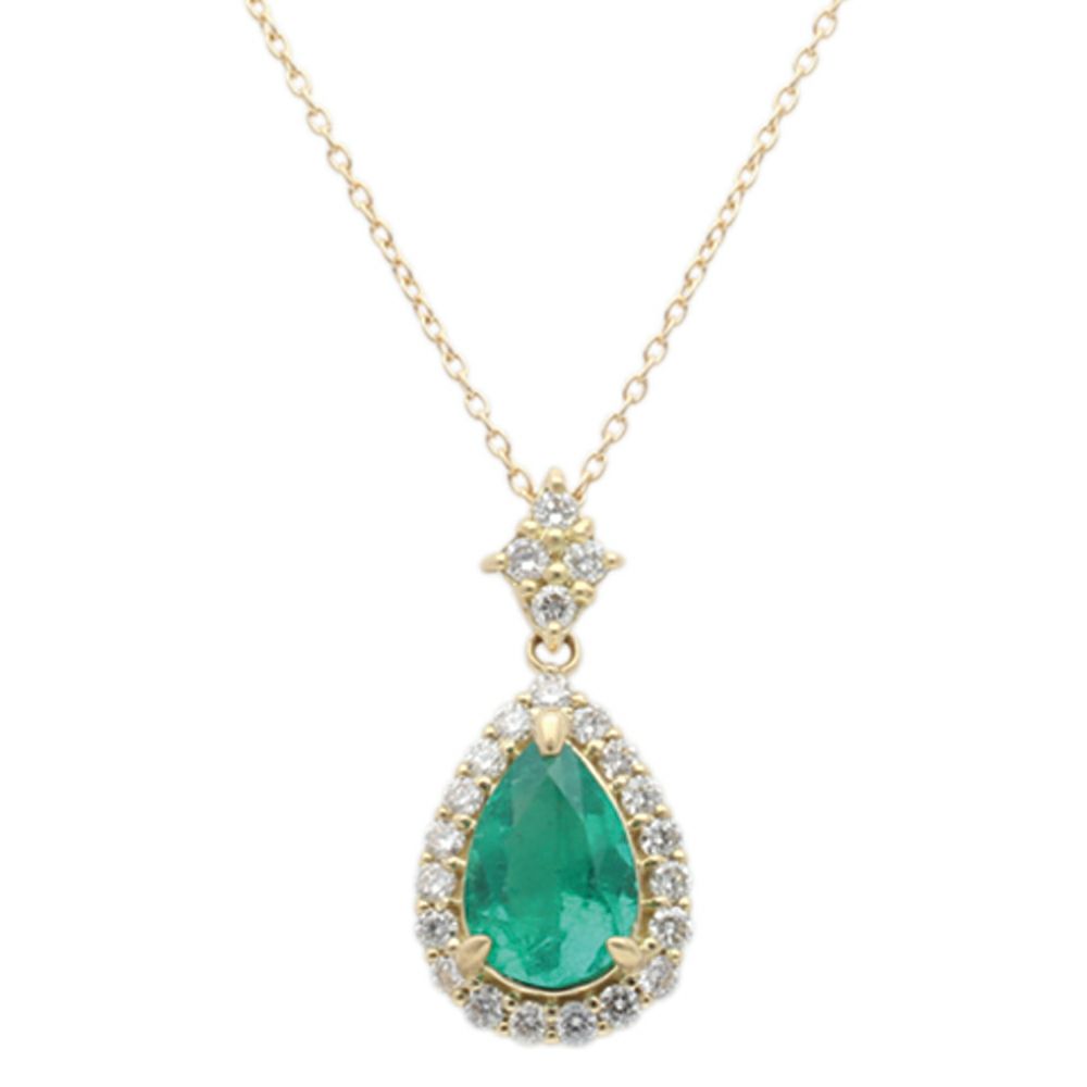【予約会対象品】 ジュエリー JEWELRY 5月誕生石ネックレス エメラルド ゴールド K18イエローゴールド/エメラルド ネックレス 【お取り寄せ】