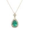【予約会対象品】 ジュエリー JEWELRY 5月誕生石ネックレス エメラルド ゴールド K18イエローゴールド/エメラルド ネックレス 【お取り寄せ】