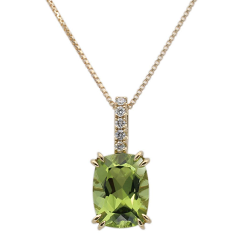 【予約会対象品】 ジュエリー JEWELRY 8月誕生石ネックレス ペリドット ゴールド K18イエローゴールド/ペリドット ネックレス 【お取り寄せ】