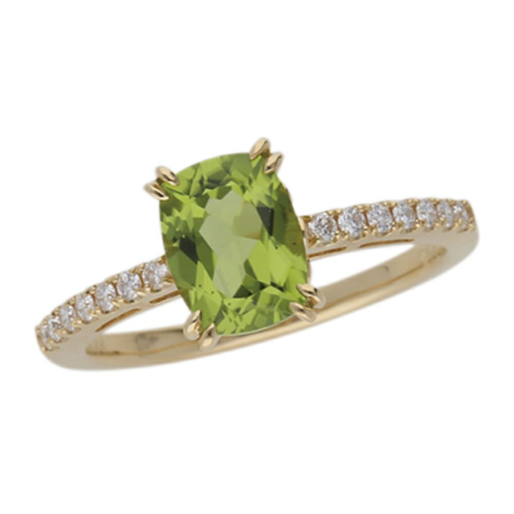 【予約会対象品】 ジュエリー JEWELRY 8月誕生石リング ペリドット ゴールド K18イエローゴールド/ペリドット リング 【お取り寄せ】