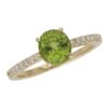 【予約会対象品】 ジュエリー JEWELRY 8月誕生石リング ペリドット ゴールド K18イエローゴールド/ペリドット リング 【お取り寄せ】