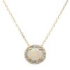 【予約会対象品】 ジュエリー JEWELRY 10月誕生石ネックレス オパール ゴールド K18イエローゴールド/オパール ネックレス 【お取り寄せ】