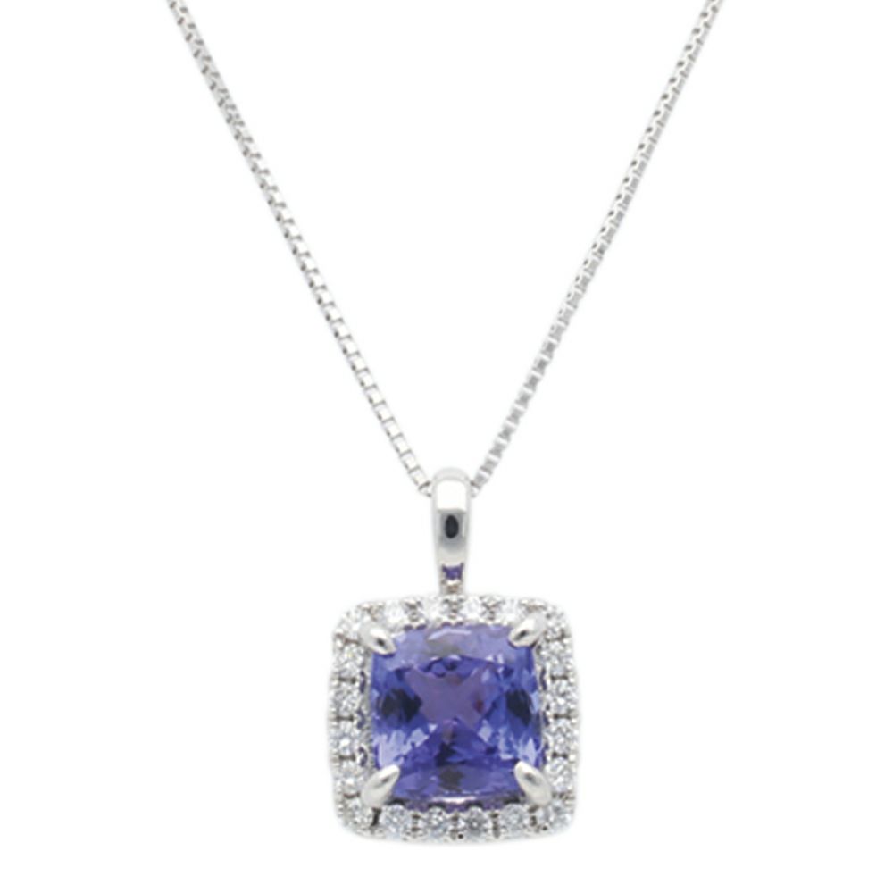 【予約会対象品】 ジュエリー JEWELRY 12月誕生石ネックレス タンザナイト シルバー プラチナ/タンザナイト ネックレス 【お取り寄せ】