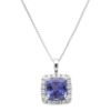【予約会対象品】 ジュエリー JEWELRY 12月誕生石ネックレス タンザナイト シルバー プラチナ/タンザナイト ネックレス 【お取り寄せ】