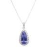 【予約会対象品】 ジュエリー JEWELRY 12月誕生石ネックレス タンザナイト シルバー プラチナ/タンザナイト ネックレス 【お取り寄せ】