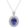 【予約会対象品】 ジュエリー JEWELRY 12月誕生石ネックレス タンザナイト シルバー プラチナ/タンザナイト ネックレス 【お取り寄せ】