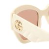 【予約会対象品】 グッチ GUCCI サングラス 0808/S 002 ホワイト 【お取り寄せ】