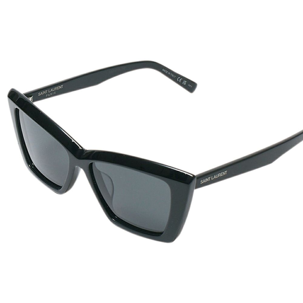 【予約会対象品】 サンローラン SAINT LAURENT サングラス 657/F 001 55 ブラック 【お取り寄せ】