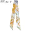 【予約会対象品】 エルメス HERMES スカーフ ツイリー オブジェドキュリオジテ H063757S オレンジ 【お取り寄せ】
