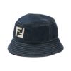 【予約会対象品】 フェンディ FENDI バケットハット 帽子 FXQ958 ARR1 F0QA2 ネイビー 【お取り寄せ】