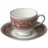 【予約会対象品】 ウェッジウッド WEDGWOOD ティーカップ カップ＆ソーサー フロレンティーンサーモン ティーカップ＆ソーサー（リー） 1070729 オレンジ 【お取り寄せ】