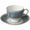 【予約会対象品】 ウェッジウッド WEDGWOOD ティーカップ カップ＆ソーサー フロレンティーン ターコイズ ティーカップ＆ソーサー 1070728 ブルー 【お取り寄せ】