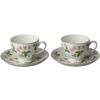 【予約会対象品】 ウェッジウッド WEDGWOOD ティーカップ カップ＆ソーサー ワイルドストロベリー ティーカップ＆ソーサー ペア（リー） グリーン 【お取り寄せ】