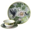 【予約会対象品】 ウェッジウッド WEDGWOOD ティーカップ セット ワンダーラスト ウォーターリリー ティーカップ＆ソーサー・プレート グレー 【お取り寄せ】