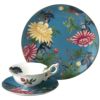 【予約会対象品】 ウェッジウッド WEDGWOOD ティーカップ セット ワンダーラスト サファイアガーデン ティーカップ＆ソーサー・プレート ブルー 【お取り寄せ】