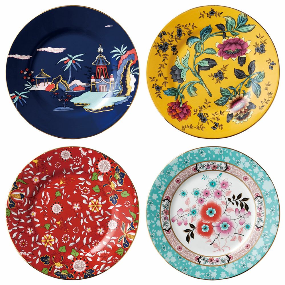 【予約会対象品】 ウェッジウッド WEDGWOOD プレート セット ワンダーラスト プレート20cm 4枚セット 40031712 マルチカラー 【お取り寄せ】