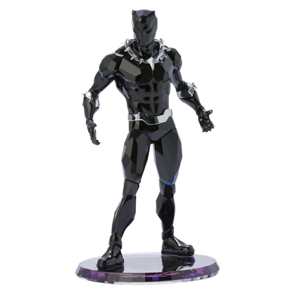 【予約会対象品】 スワロフスキー SWAROVSKI 置物 フィギュアオーナメント Marvel ブラックパンサー 5645683 ブラック 【お取り寄せ】