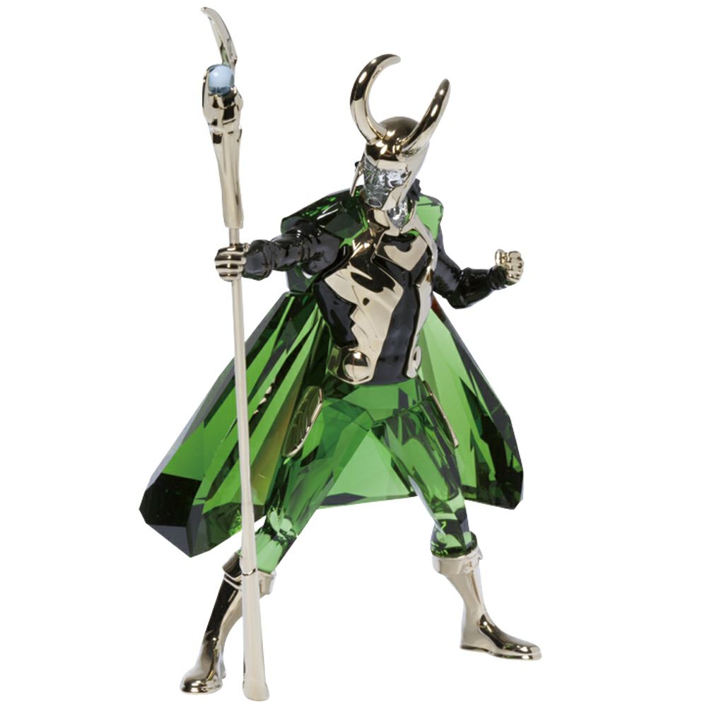 【予約会対象品】 スワロフスキー SWAROVSKI 置物 フィギュアオーナメント Marvel ロキ 5674467 グリーン 【お取り寄せ】