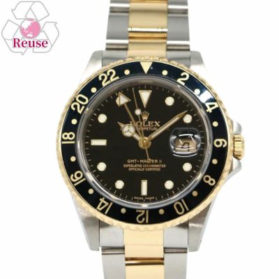 【予約会対象品】 【リユース品】 ロレックス ROLEX 腕時計 メンズウォッチ GMTマスター2 16713 ゴールド 【お取り寄せ】