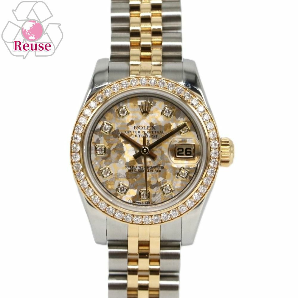 【予約会対象品】 【リユース品】 ロレックス ROLEX 腕時計 レディースウォッチ デイトジャスト 179383Ｇ ゴールド 【お取り寄せ】