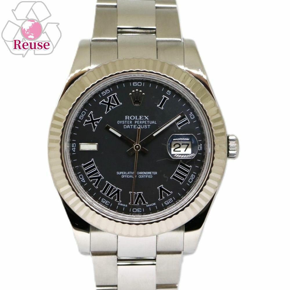 【予約会対象品】 【リユース品】 ロレックス ROLEX 腕時計 メンズウォッチ デイトジャスト2 116334 シルバー 【お取り寄せ】