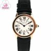 【予約会対象品】 【リユース品】 カルティエ CARTIER 腕時計 レディースウォッチ ロンドソロ ドゥ カルティエSM W6701007 ブラック 【お取り寄せ】