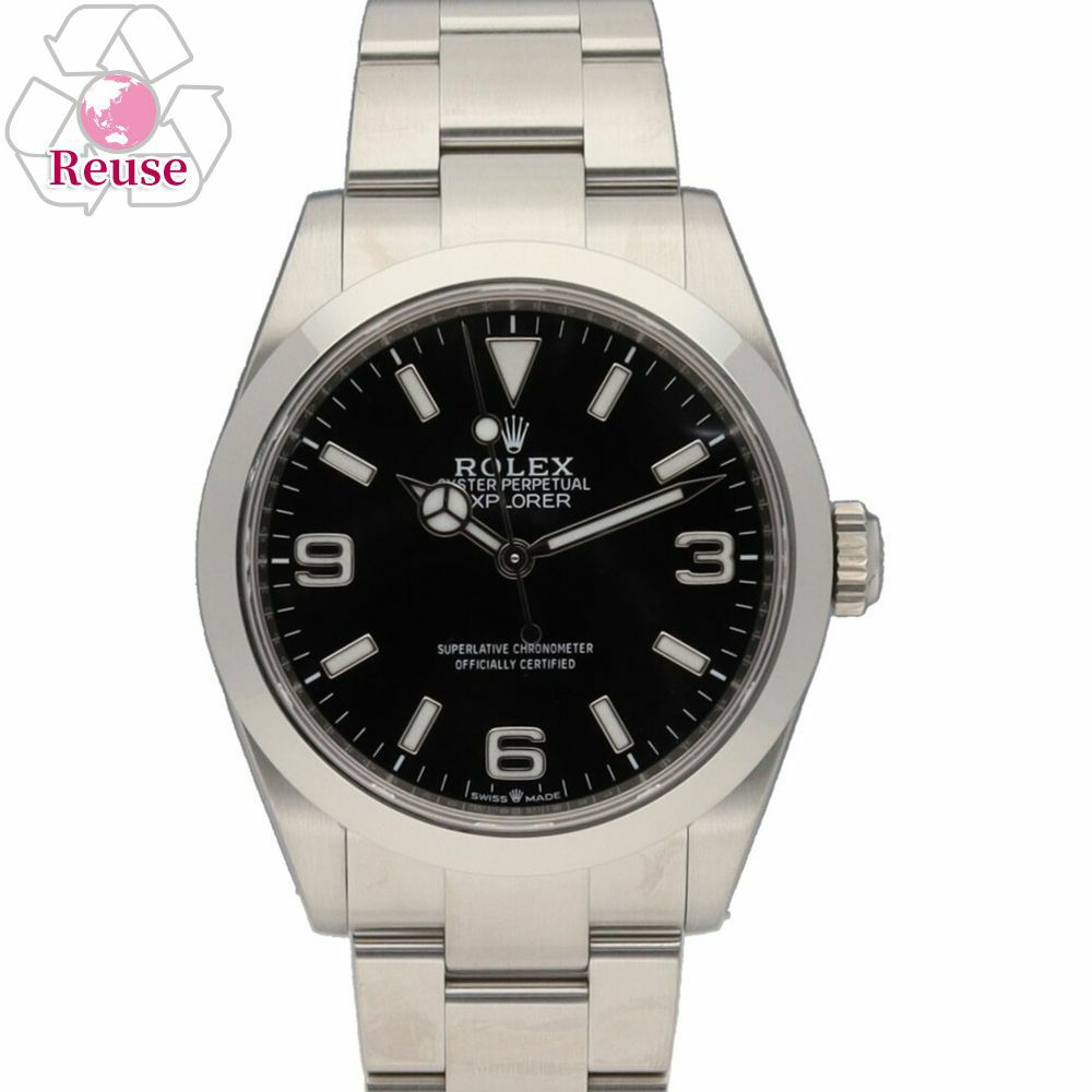 【予約会対象品】 【リユース品】 ロレックス ROLEX 腕時計 メンズウォッチ エクスプローラー40 224270 シルバー 【お取り寄せ】