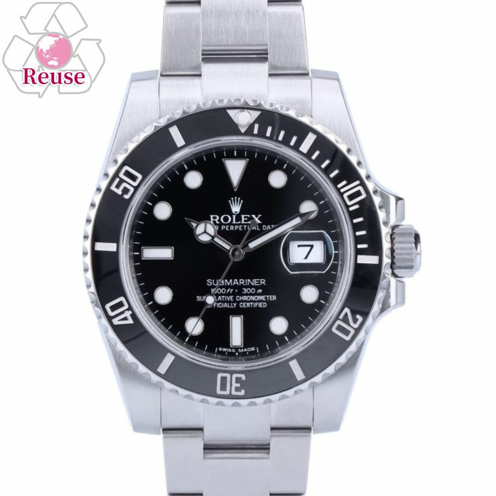【予約会対象品】 【リユース品】 ロレックス ROLEX 腕時計 メンズウォッチ サブマリーナーデイト 116610LN シルバー 【お取り寄せ】