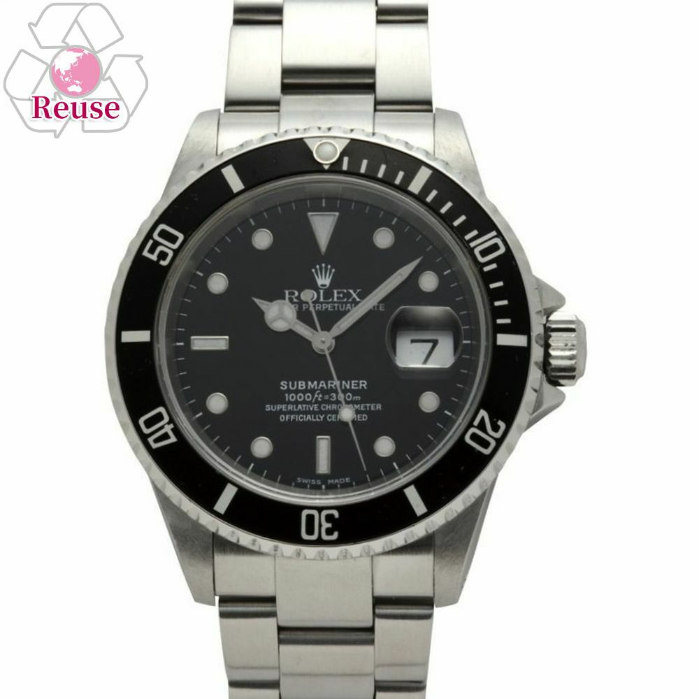 【予約会対象品】 【リユース品】 ロレックス ROLEX 腕時計 メンズウォッチ サブマリーナーデイト 16610 シルバー 【お取り寄せ】