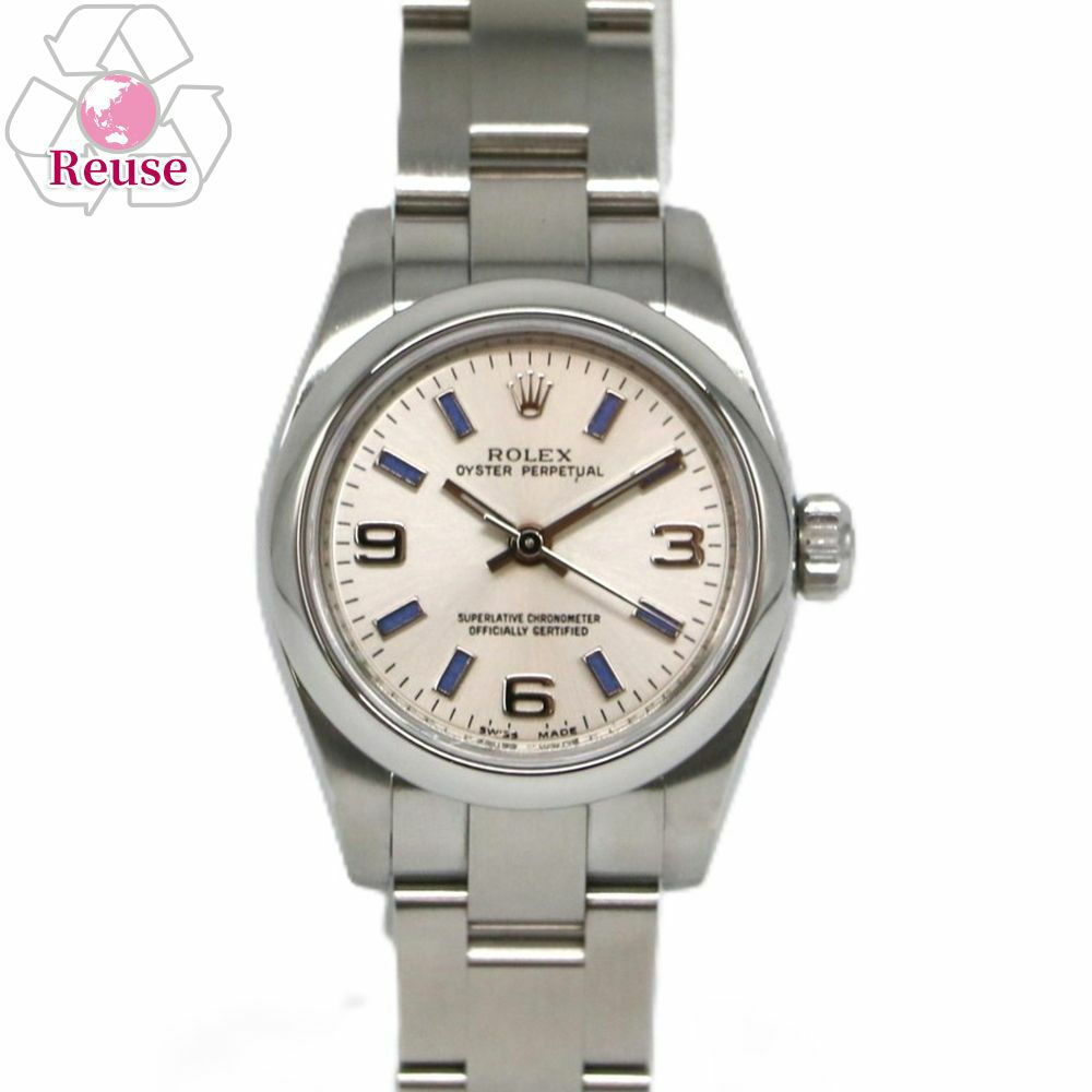 【予約会対象品】 【リユース品】 ロレックス ROLEX 腕時計 レディースウォッチ オイスターパーペチュアル 176200 シルバー 【お取り寄せ】
