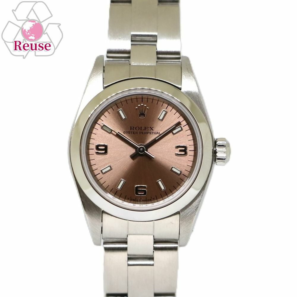 【予約会対象品】 【リユース品】 ロレックス ROLEX 腕時計 レディースウォッチ オイスターパーペチュアル 76080 シルバー 【お取り寄せ】