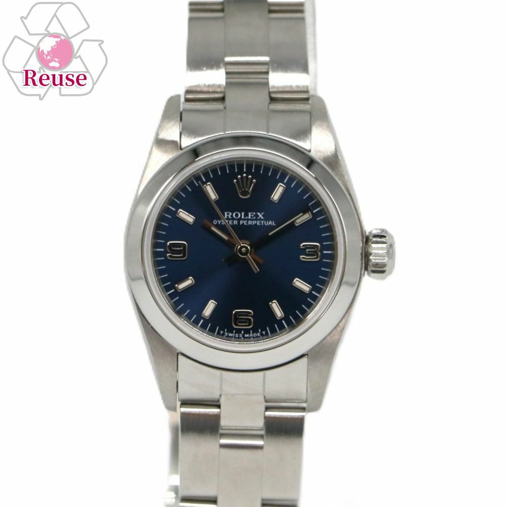【予約会対象品】 【リユース品】 ロレックス ROLEX 腕時計 レディースウォッチ オイスターパーペチュアル 67180 シルバー 【お取り寄せ】