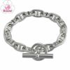 【予約会対象品】 【リユース品】 エルメス HERMES アクセサリー ブレスレット シェーヌダンクル ブレスレット（MM） シルバー 【お取り寄せ】