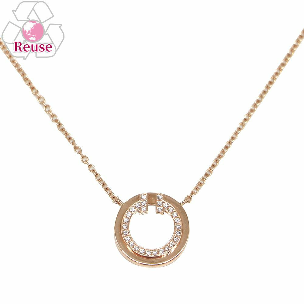 【予約会対象品】 【リユース品】 ティファニー TIFFANY＆CO アクセサリー ネックレス Tサークル ペンダント ゴールド 【お取り寄せ】