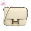 【予約会対象品】 【リユース品】 エルメス HERMES ショルダーバッグ コンスタンス3ミニ ホワイト 【お取り寄せ】