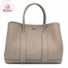 【予約会対象品】 【リユース品】 エルメス HERMES ハンドバッグ ガーデンパーティー30TPM グレー 【お取り寄せ】