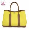【予約会対象品】 【リユース品】 エルメス HERMES ハンドバッグ ガーデンパーティー30TPM イエロー 【お取り寄せ】