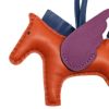 【予約会対象品】 【リユース品】 エルメス HERMES アクセサリー バッグチャーム ロデオチャームペガサ ブラウン 【お取り寄せ】