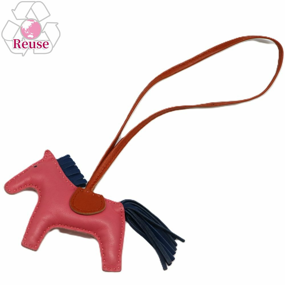 【予約会対象品】 【リユース品】 エルメス HERMES アクセサリー バッグチャーム ロデオチャームPM ピンク 【お取り寄せ】